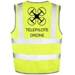 gilet fluo telepilote drone