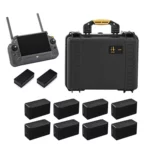 Valise HPRC2460 pour radio DJI RC Plus et batteries TB30 et WB37 vue d'ensemble