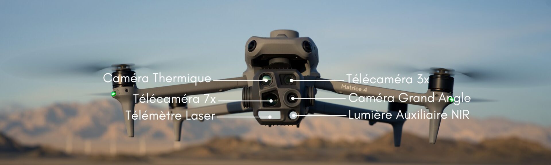 DJI MATRICE 4T caméra